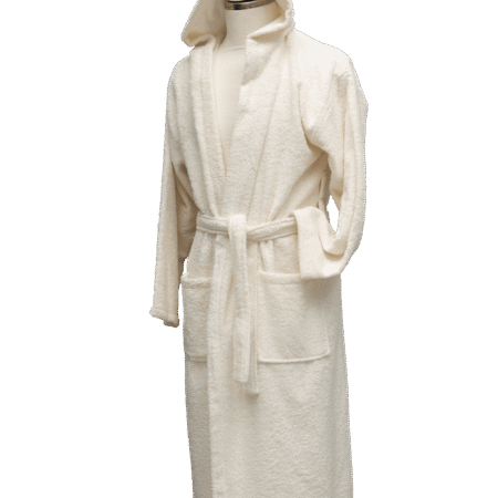 Bathrobe-bademantel-creme
