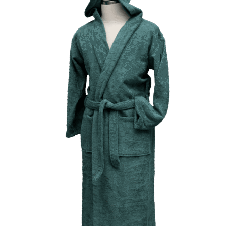 Bathrobe-bademantel-green-grün