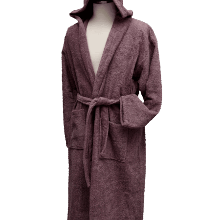 Bathrobe-bademantel-lila