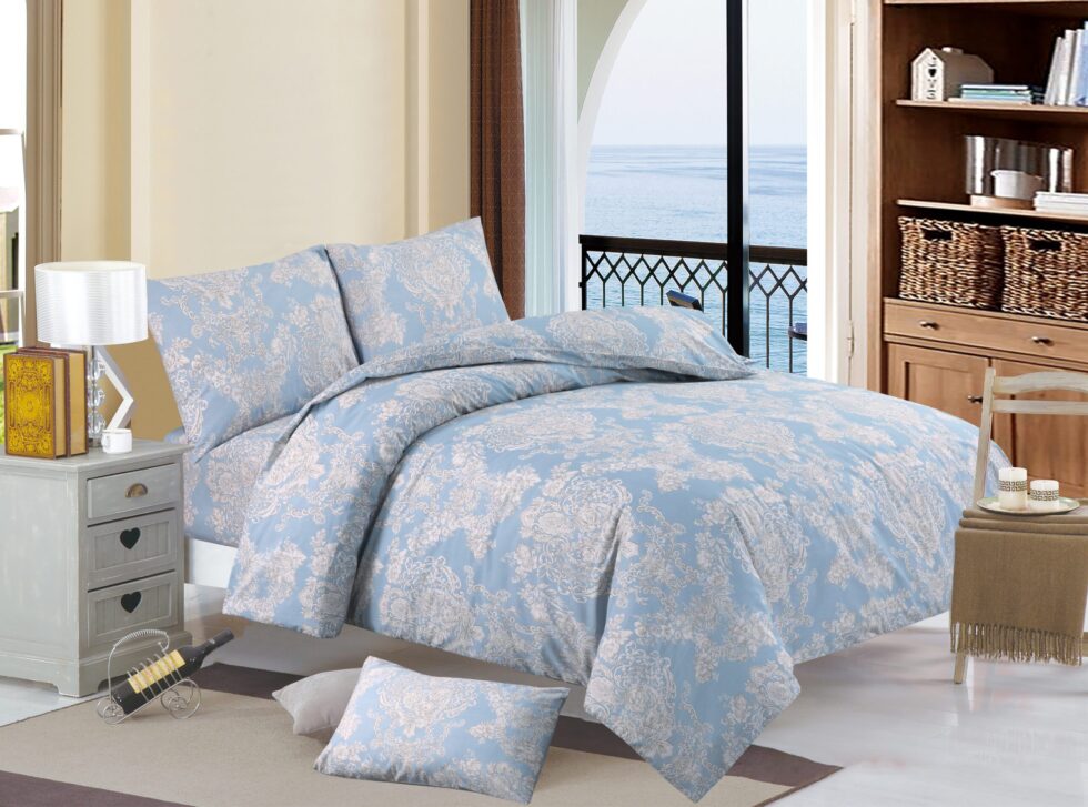 Ranforce bed linen-ranforce bettwäsche-blau-blue