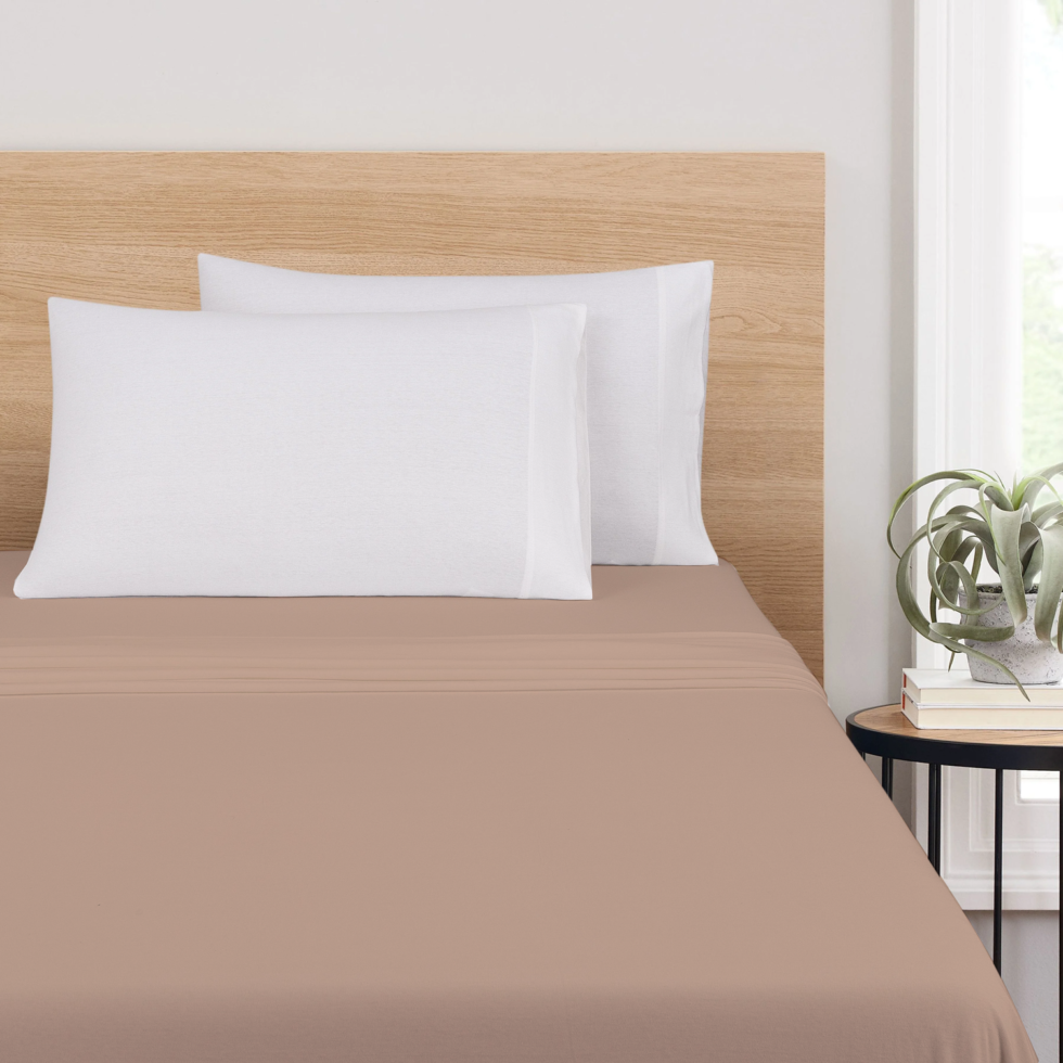 bed sheet-spannbettlaken-cappuccino