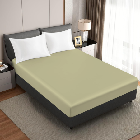 bed sheet-spannbettlaken-gelb-yellow