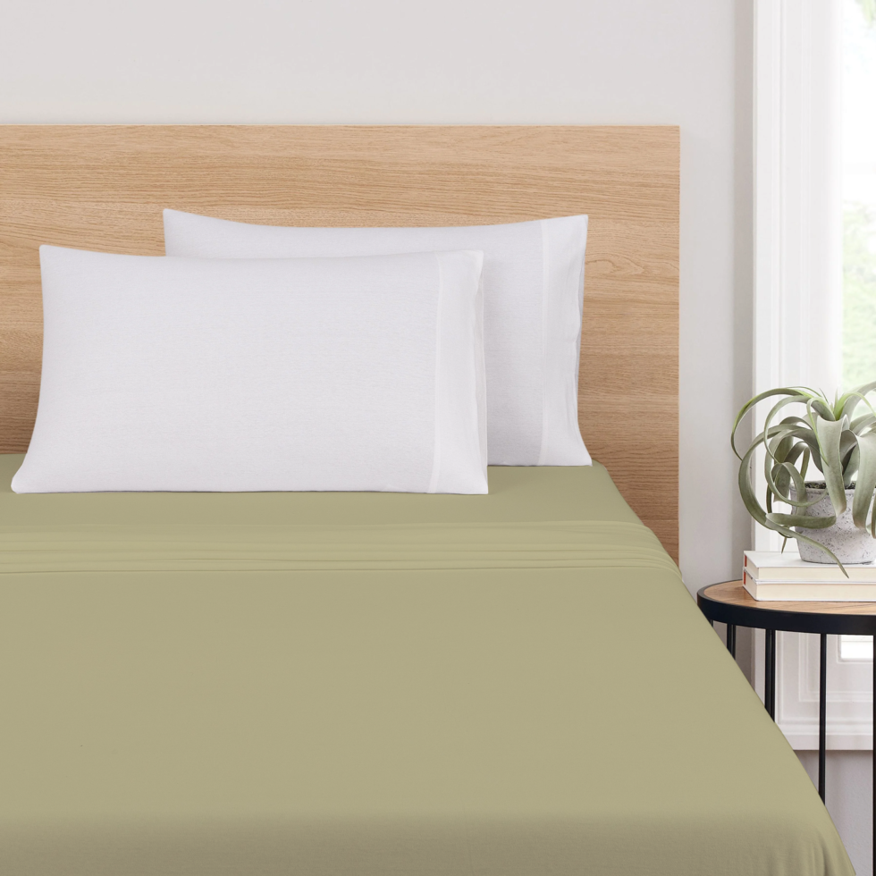 bed sheet-spannbettlaken-green-grün