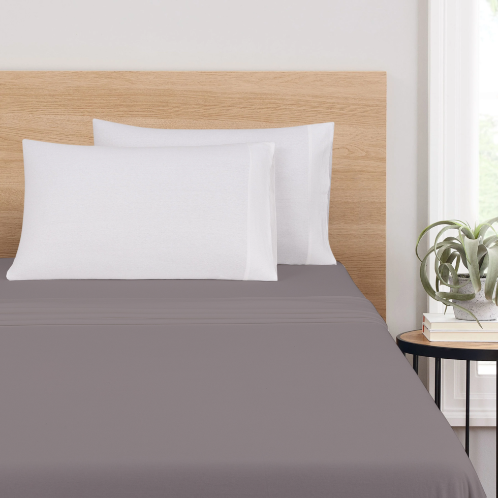 bed sheet-spannbettlaken-grey-grau