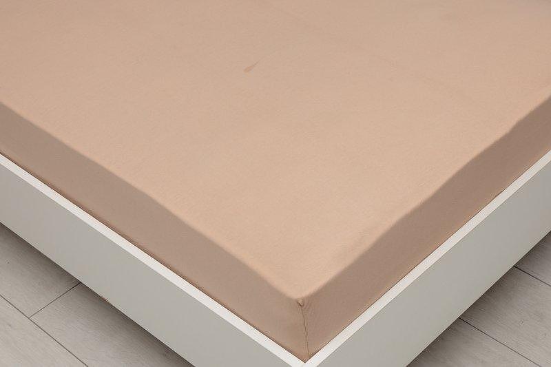 bed sheet-spannbettuch-cappuccino