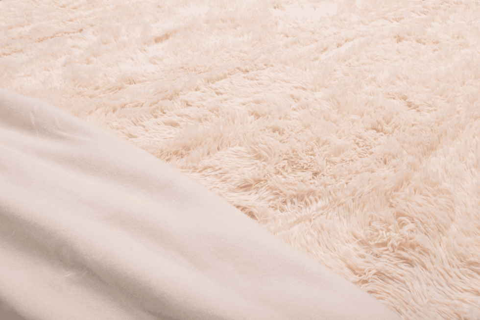 Bedspread Shaggy-Kuscheldecke Shaggy-cappuccino