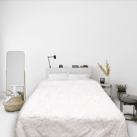 Bedspread Shaggy-Kuscheldecke Shaggy-ekru