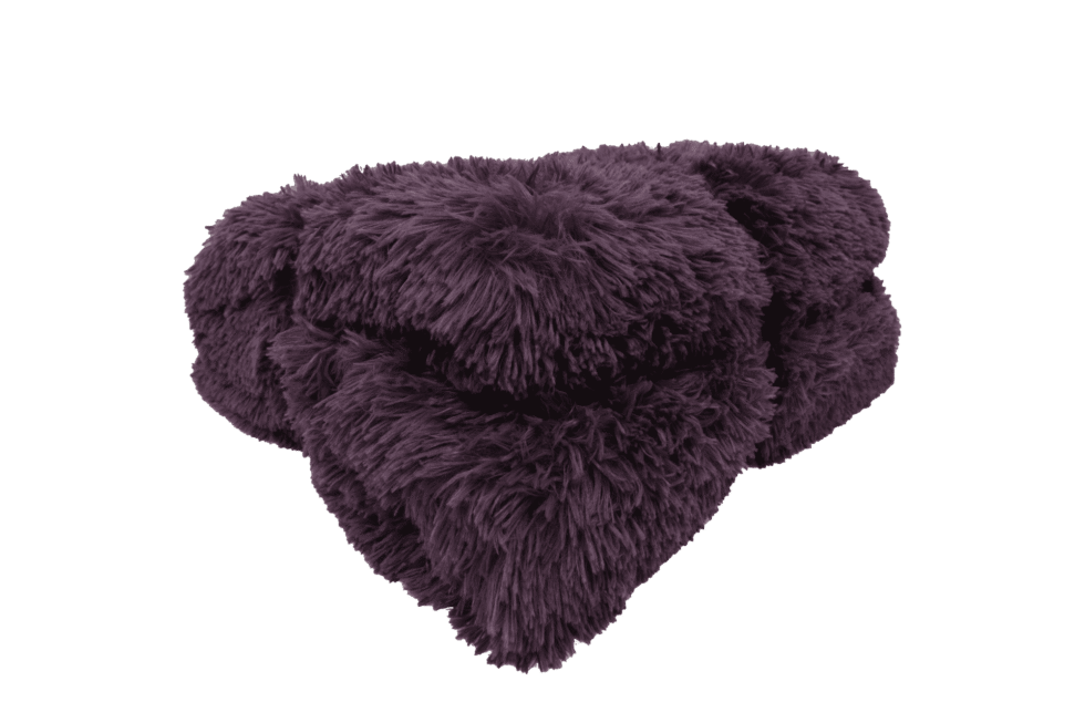 Bedspread Shaggy-Kuscheldecke Shaggy-lila-dusty rose