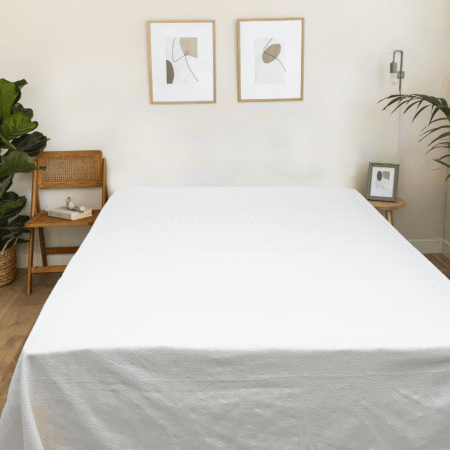 Cotton bedspread denadi-Baumwoll Tagesdecke -cream-150/220,220/240