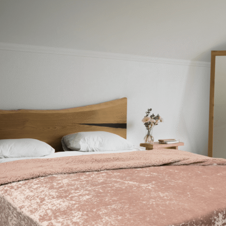 sampla blanket made of polyester-Decke sampla aus Polyester-rosa-pink-150/200,200/220