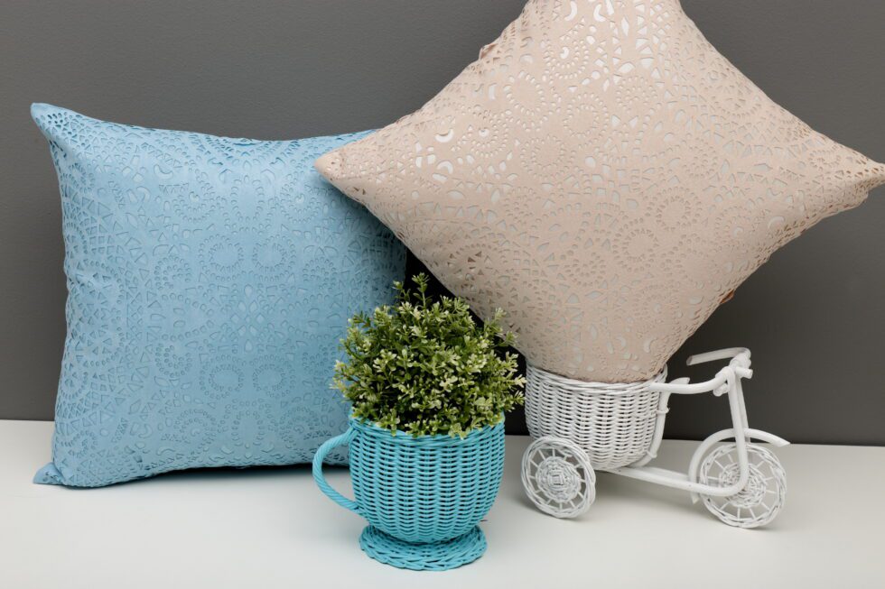 Decor pillow-decor kissenbezug-beige,blau,- beige,blue