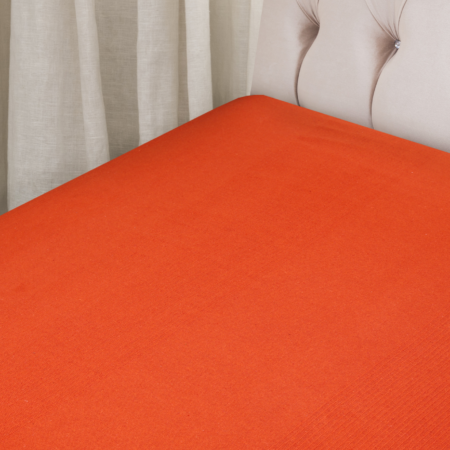 Baumwoll Tagesdecke OLATA -Orange