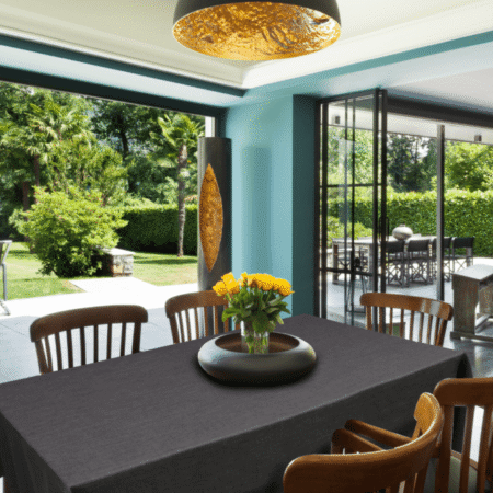 Tablecloth-tischdecke-dark grey-dunkles grau