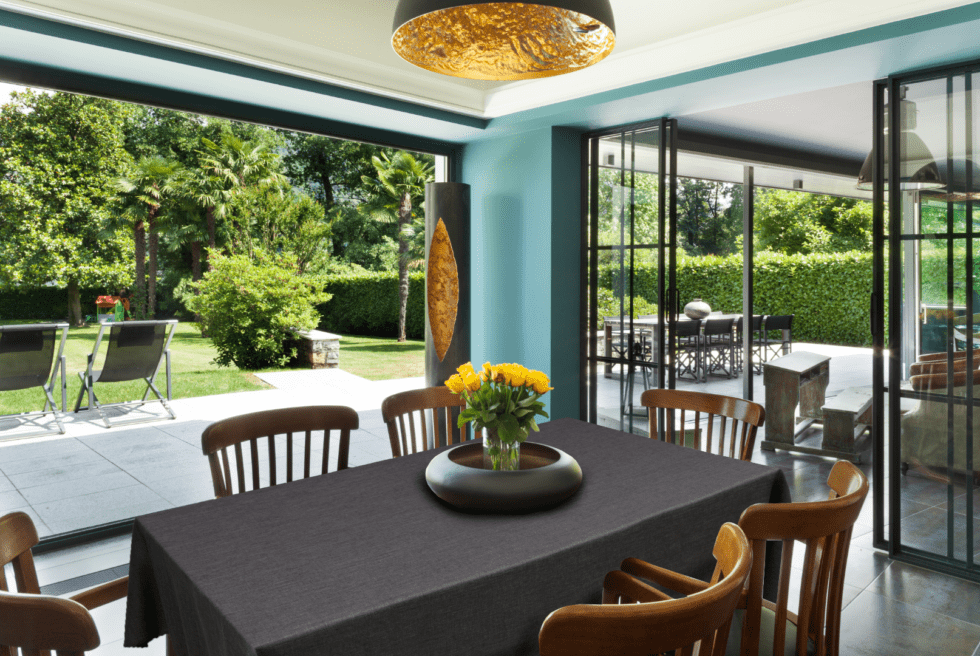 Tablecloth-tischdecke-dark grey-dunkles grau
