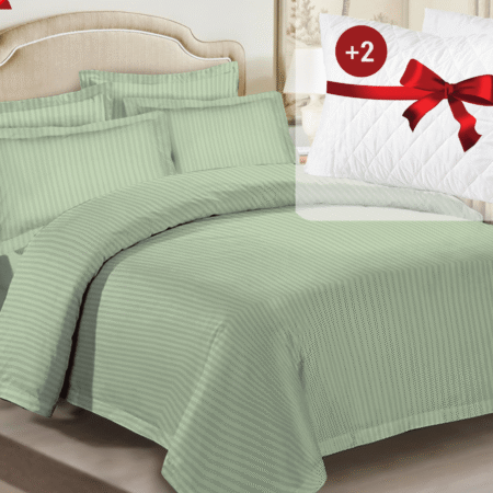 Luxusbettwäsche aus 100% Baumwollsatin, PREMIUM QUALITÄT-Türkis