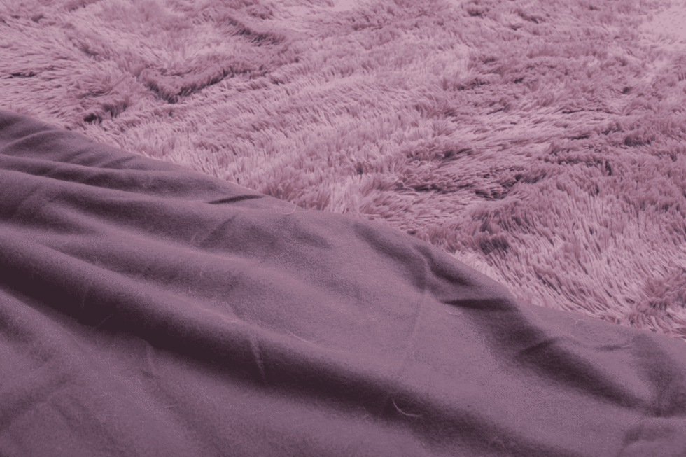 Bedspread Shaggy-Kuscheldecke Shaggy-lila
