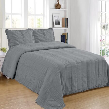 bed cover-tagesdecke-tana-grau
