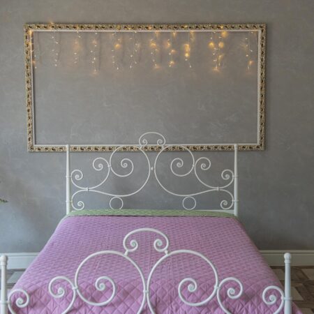 bed cover-tagesdecke-rosa-grün
