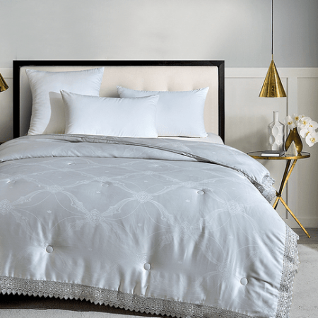 Luxuriöse Bettdecke aus Tencel - Grau
