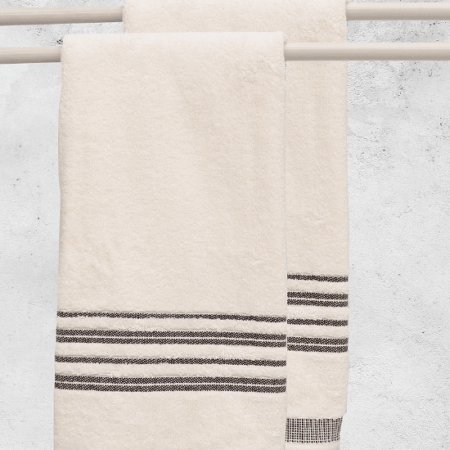 Handtuch / Duschtuch aus 100 % Baumwolle, Modell 7-Cream